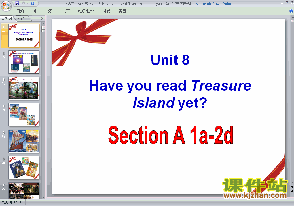 pptunit8 Have you read treasure island yetμ