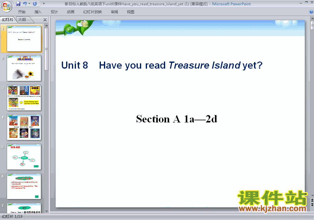 pptunit8 Have you read treasure island yetμ