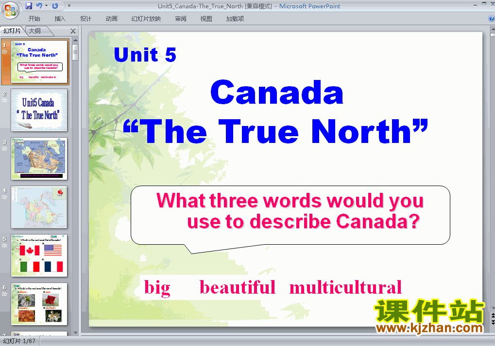 ر3пppt Unit5 Canada-The True North μPPT