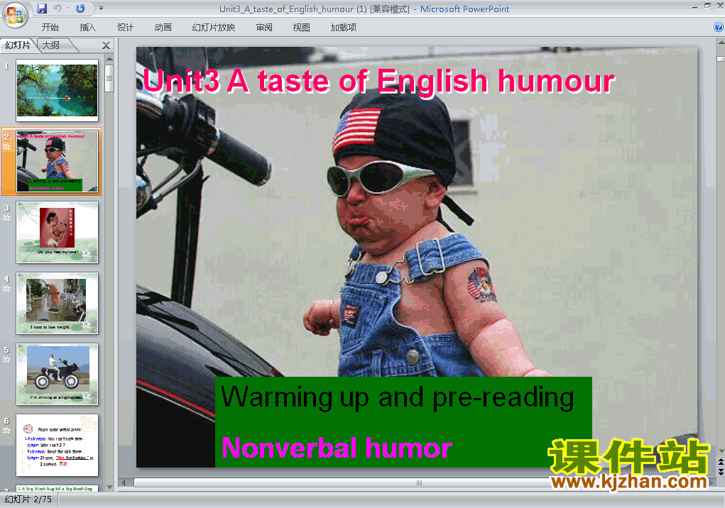 Unit3.A taste of English humour PPTѧԭؿμ