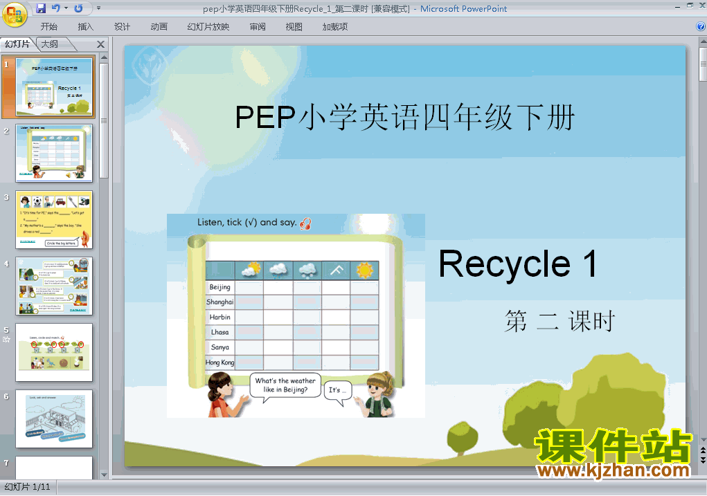 ˽̰꼶²°pepӢﾫƷRecycle 1pptμ