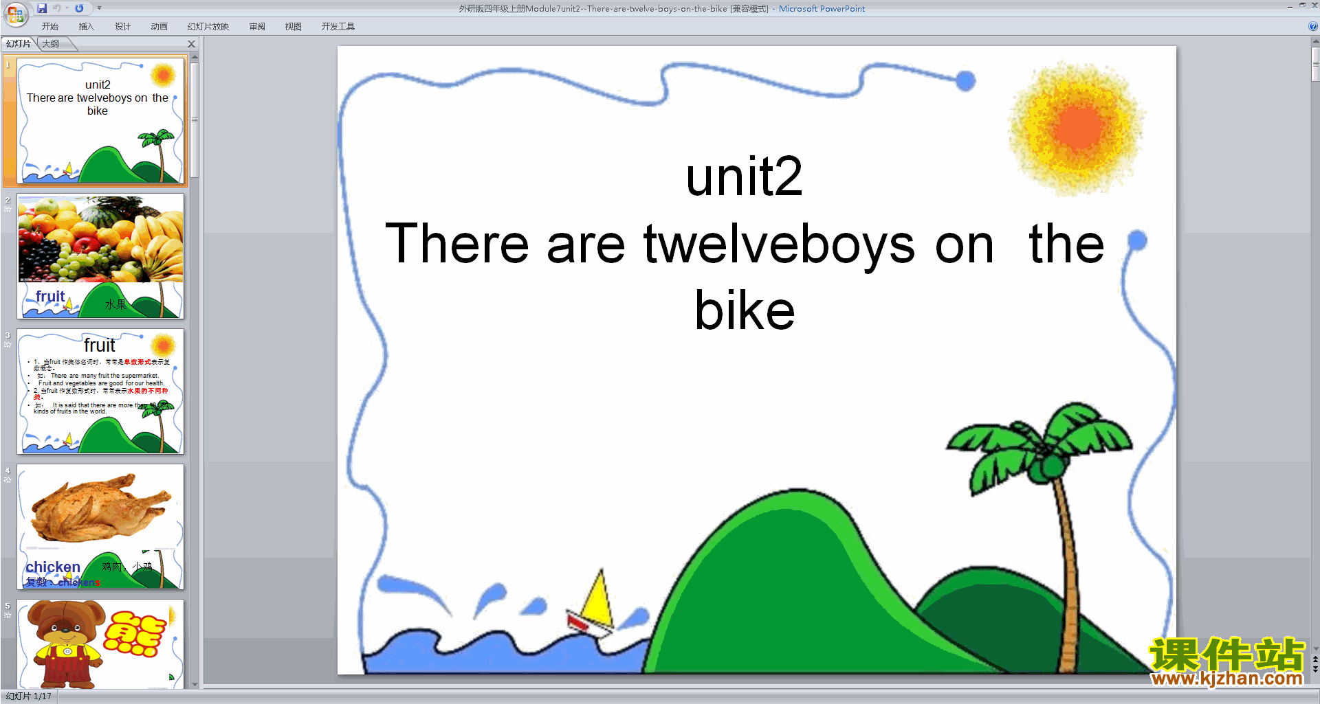 Module7 Unit2 There are twelve boys on the bikepptμ15